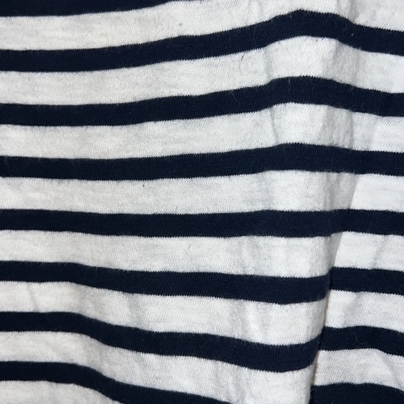 J.Crew Navy and white striped tee - Picture 3 of 4